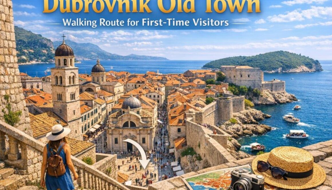 Dubrovnik Old Town walking route