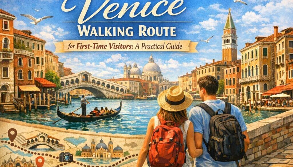 Venice walking route
