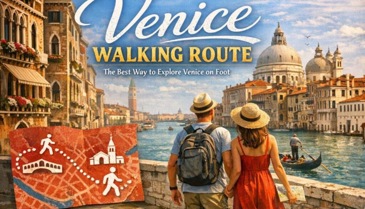 Venice walking route