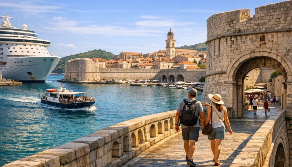 Dubrovnik cruise port to Old Town